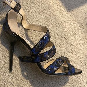Jimmy Choo lace blue sandals 39.5